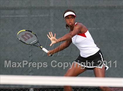 Thumbnail 1 in Monte Vista vs. St. Francis (CIF NorCal Team Tennis Championships) photogallery.