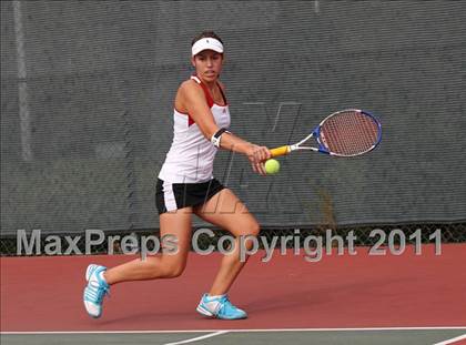 Thumbnail 3 in Monte Vista vs. St. Francis (CIF NorCal Team Tennis Championships) photogallery.