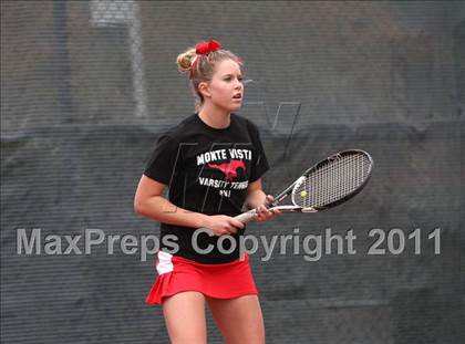 Thumbnail 2 in Monte Vista vs. St. Francis (CIF NorCal Team Tennis Championships) photogallery.