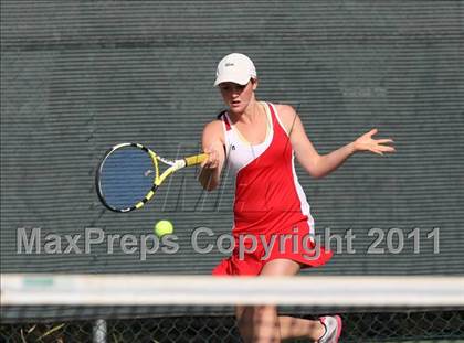 Thumbnail 2 in Monte Vista vs. St. Francis (CIF NorCal Team Tennis Championships) photogallery.