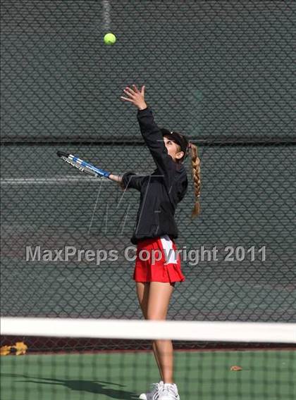 Thumbnail 3 in Monte Vista vs. St. Francis (CIF NorCal Team Tennis Championships) photogallery.