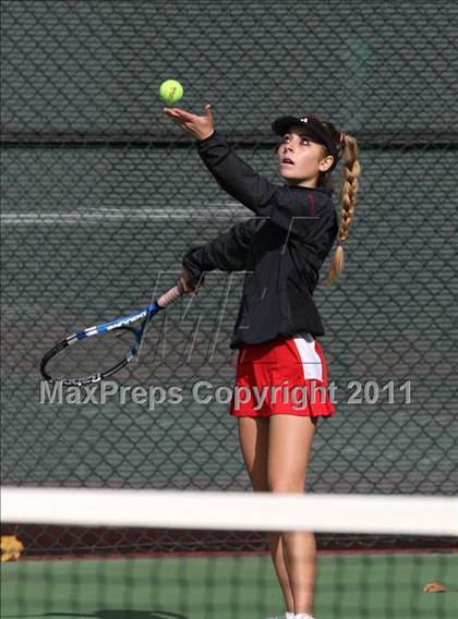 Thumbnail 2 in Monte Vista vs. St. Francis (CIF NorCal Team Tennis Championships) photogallery.