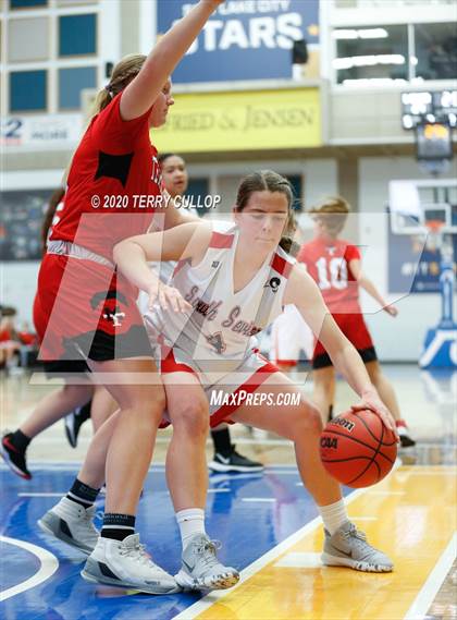 Thumbnail 1 in Manti vs. South Sevier (UHSAA 3A Quarterfinal) photogallery.