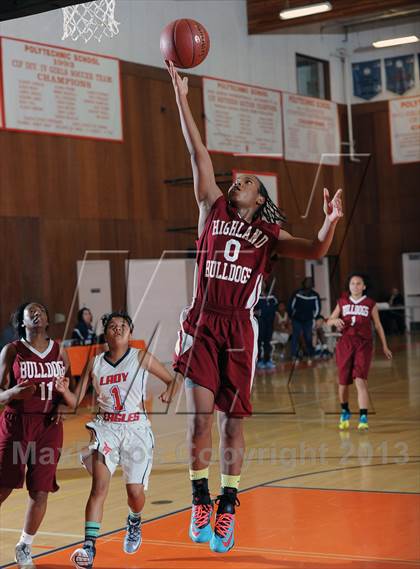 Thumbnail 2 in Highland vs. Marshall (Pasadena Poly Tournament) photogallery.