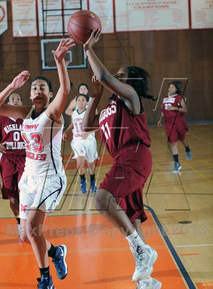 Thumbnail 1 in Highland vs. Marshall (Pasadena Poly Tournament) photogallery.