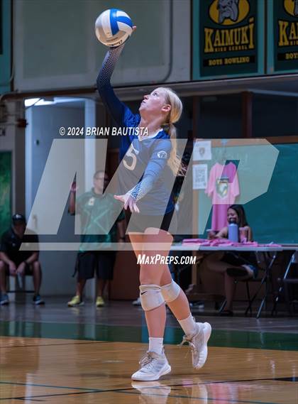 Thumbnail 2 in Maui Prep vs. Le Jardin Academy (HHSAA D2 Quarterfinals) photogallery.