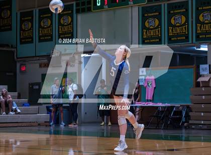 Thumbnail 2 in Maui Prep vs. Le Jardin Academy (HHSAA D2 Quarterfinals) photogallery.