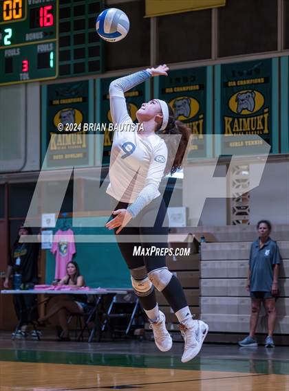 Thumbnail 1 in Maui Prep vs. Le Jardin Academy (HHSAA D2 Quarterfinals) photogallery.