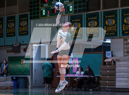 Thumbnail 2 in Maui Prep vs. Le Jardin Academy (HHSAA D2 Quarterfinals) photogallery.
