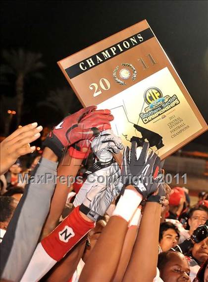 Thumbnail 2 in Palm Springs vs. Rancho Verde (CIF SS Central Division Final) photogallery.