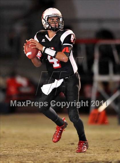 Thumbnail 1 in Palm Springs vs. Rancho Verde (CIF SS Central Division Final) photogallery.