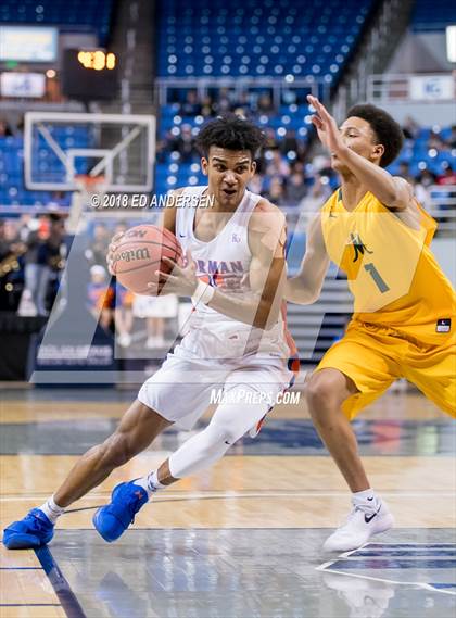 Thumbnail 2 in Bishop Manogue vs. Bishop Gorman (NIAA 4A Final) photogallery.