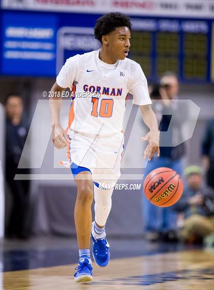 Thumbnail 1 in Bishop Manogue vs. Bishop Gorman (NIAA 4A Final) photogallery.