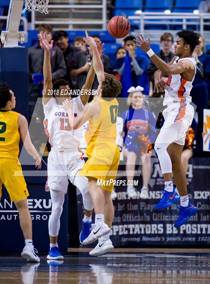 Thumbnail 1 in Bishop Manogue vs. Bishop Gorman (NIAA 4A Final) photogallery.