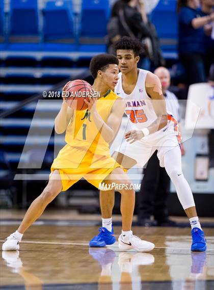 Thumbnail 2 in Bishop Manogue vs. Bishop Gorman (NIAA 4A Final) photogallery.