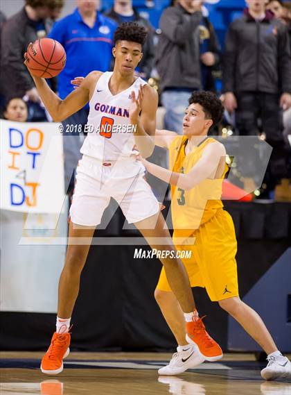 Thumbnail 2 in Bishop Manogue vs. Bishop Gorman (NIAA 4A Final) photogallery.