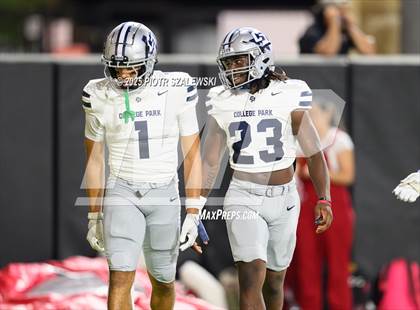 Thumbnail 1 in College Park vs Cypress Lakes (UIL 6A D2 Football Area) photogallery.