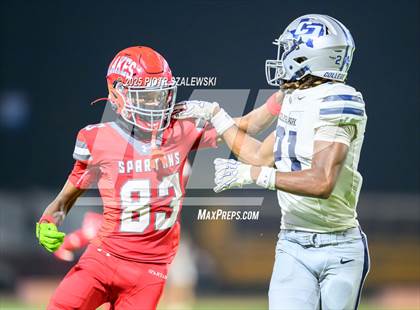 Thumbnail 2 in College Park vs Cypress Lakes (UIL 6A D2 Football Area) photogallery.