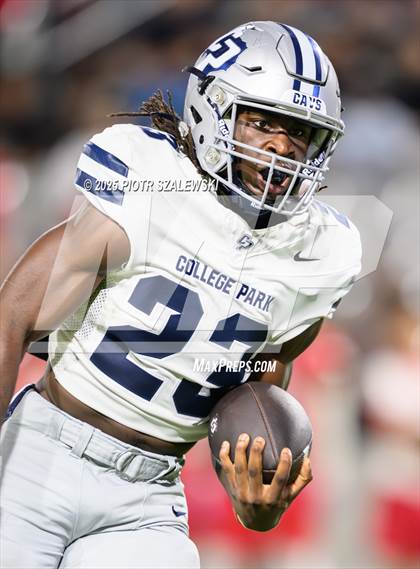 Thumbnail 2 in College Park vs Cypress Lakes (UIL 6A D2 Football Area) photogallery.