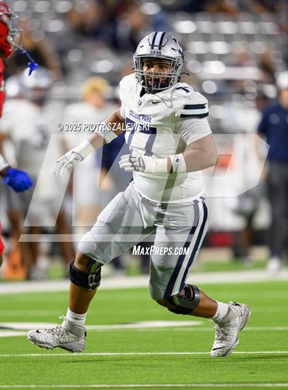 Thumbnail 3 in College Park vs Cypress Lakes (UIL 6A D2 Football Area) photogallery.