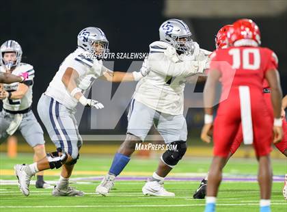 Thumbnail 1 in College Park vs Cypress Lakes (UIL 6A D2 Football Area) photogallery.