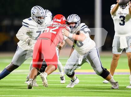 Thumbnail 2 in College Park vs Cypress Lakes (UIL 6A D2 Football Area) photogallery.