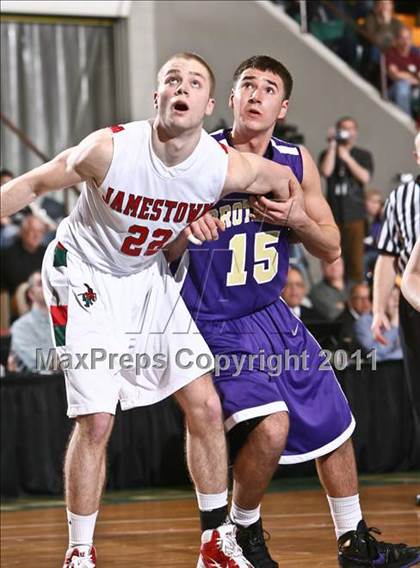 Thumbnail 1 in Christian Brothers Academy vs Jamestown (NYSPHSAA Class AA Semifinal) photogallery.