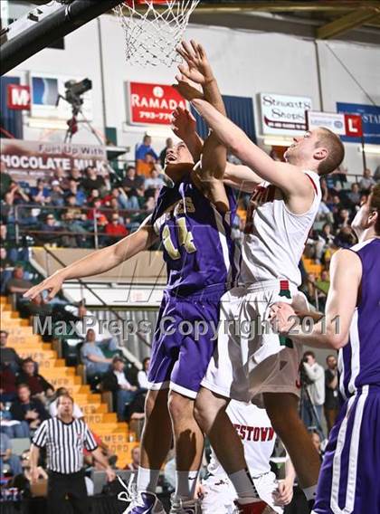 Thumbnail 2 in Christian Brothers Academy vs Jamestown (NYSPHSAA Class AA Semifinal) photogallery.