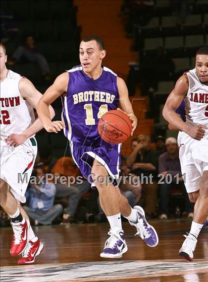 Thumbnail 1 in Christian Brothers Academy vs Jamestown (NYSPHSAA Class AA Semifinal) photogallery.