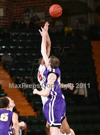 Thumbnail 1 in Christian Brothers Academy vs Jamestown (NYSPHSAA Class AA Semifinal) photogallery.