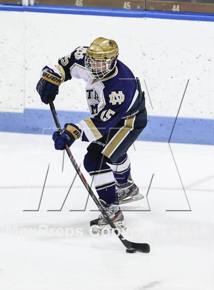 Thumbnail 2 in Notre Dame-Fairfield vs. Darien (CIAC Division I Semifinal) photogallery.