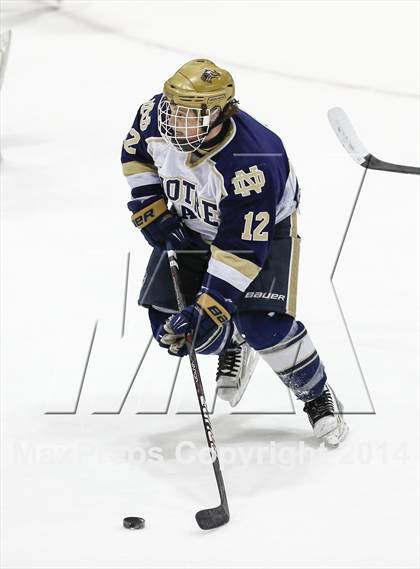 Thumbnail 3 in Notre Dame-Fairfield vs. Darien (CIAC Division I Semifinal) photogallery.