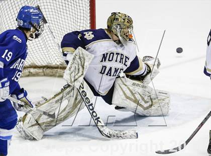 Thumbnail 1 in Notre Dame-Fairfield vs. Darien (CIAC Division I Semifinal) photogallery.
