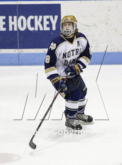 Thumbnail 2 in Notre Dame-Fairfield vs. Darien (CIAC Division I Semifinal) photogallery.