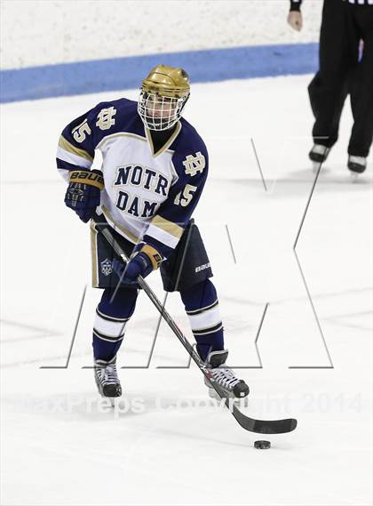 Thumbnail 2 in Notre Dame-Fairfield vs. Darien (CIAC Division I Semifinal) photogallery.