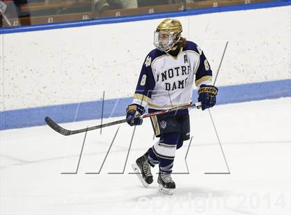 Thumbnail 1 in Notre Dame-Fairfield vs. Darien (CIAC Division I Semifinal) photogallery.