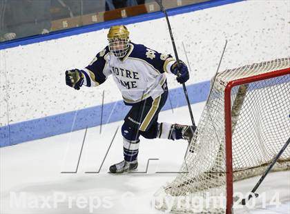 Thumbnail 1 in Notre Dame-Fairfield vs. Darien (CIAC Division I Semifinal) photogallery.