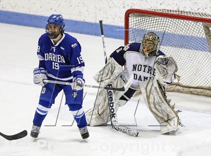 Thumbnail 1 in Notre Dame-Fairfield vs. Darien (CIAC Division I Semifinal) photogallery.