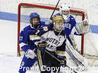 Thumbnail 2 in Notre Dame-Fairfield vs. Darien (CIAC Division I Semifinal) photogallery.