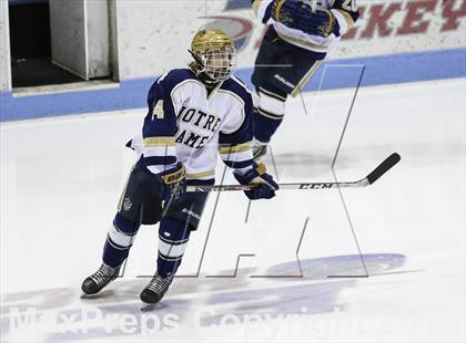Thumbnail 1 in Notre Dame-Fairfield vs. Darien (CIAC Division I Semifinal) photogallery.