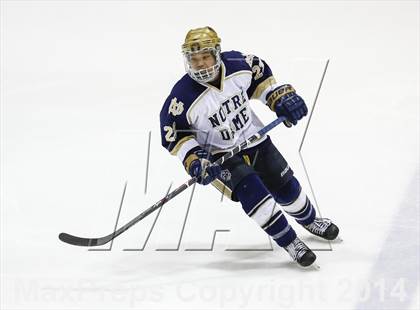 Thumbnail 1 in Notre Dame-Fairfield vs. Darien (CIAC Division I Semifinal) photogallery.