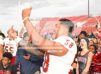 Thumbnail 2 in Liberty vs Centennial (NIAA 4A Final) photogallery.