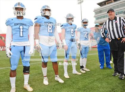 Thumbnail 2 in Liberty vs Centennial (NIAA 4A Final) photogallery.