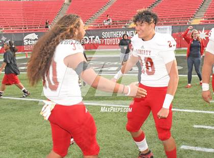 Thumbnail 3 in Liberty vs Centennial (NIAA 4A Final) photogallery.