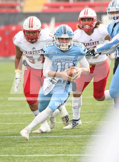 Thumbnail 1 in Liberty vs Centennial (NIAA 4A Final) photogallery.