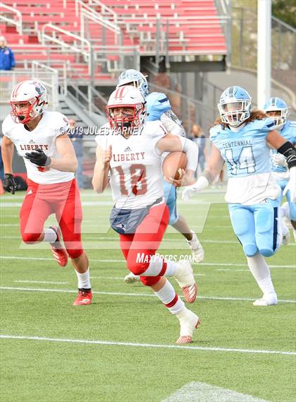 Thumbnail 2 in Liberty vs Centennial (NIAA 4A Final) photogallery.