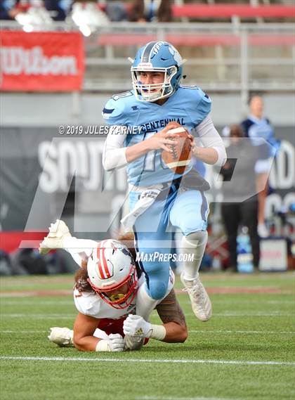Thumbnail 3 in Liberty vs Centennial (NIAA 4A Final) photogallery.