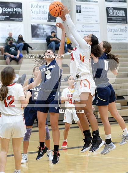 Thumbnail 1 in San Juan Hills vs. Rosary Academy  (Tom Riach Tournament) photogallery.
