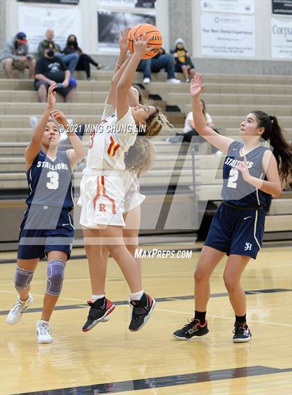 Thumbnail 3 in San Juan Hills vs. Rosary Academy  (Tom Riach Tournament) photogallery.