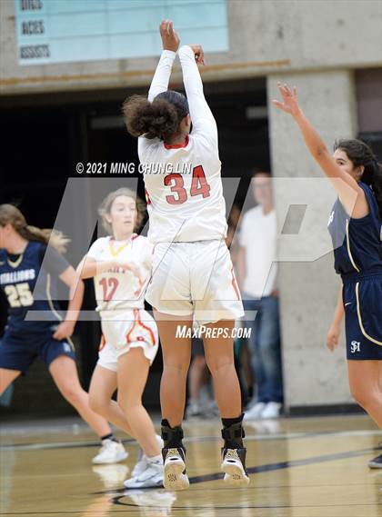 Thumbnail 3 in San Juan Hills vs. Rosary Academy  (Tom Riach Tournament) photogallery.